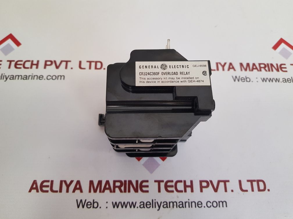 General electric cr324c360f overload relay