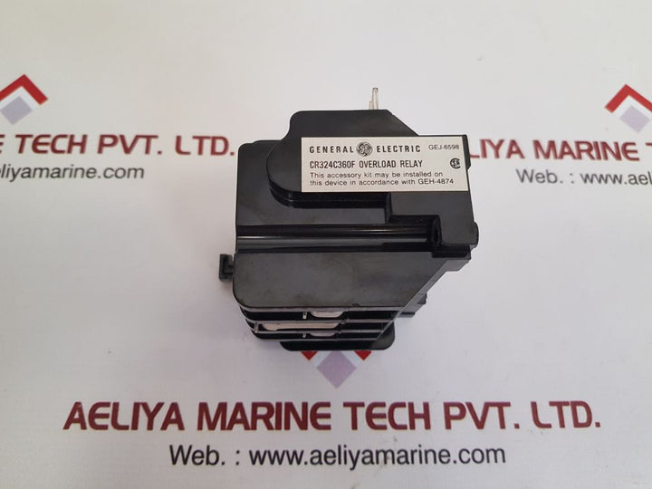 General electric cr324c360f overload relay
