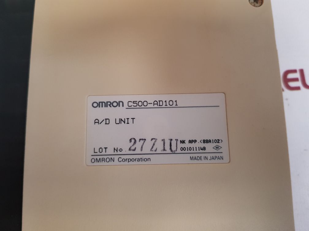 Omron c500-ad101 a/d unit used