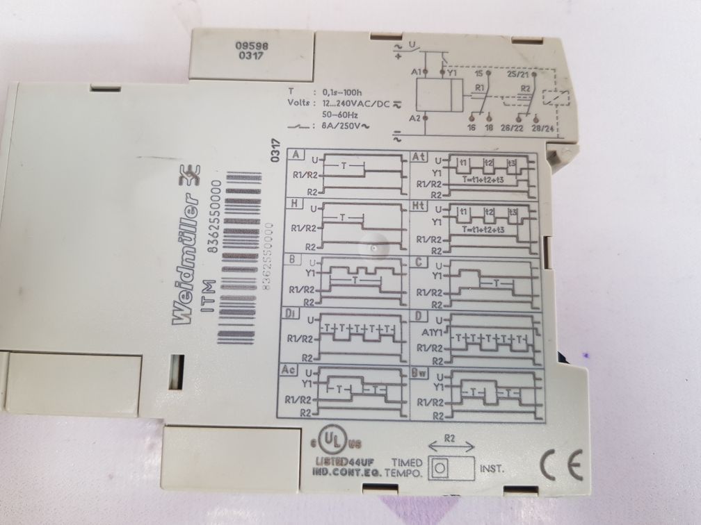 Weidmüller 8362550000 time delay relay