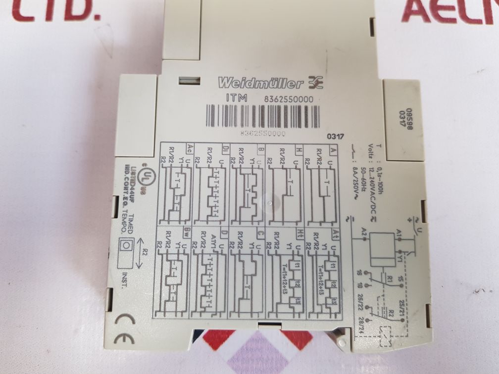 Weidmüller 8362550000 time delay relay
