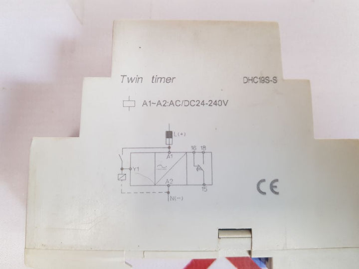 Dhc dhc19s-s twin timer ac/dc24-240v