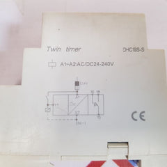Dhc dhc19s-s twin timer ac/dc24-240v