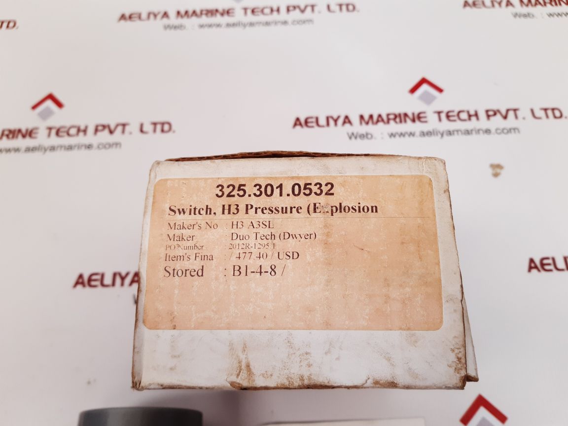 W.e. anderson h3a-3sl differential pressure switch