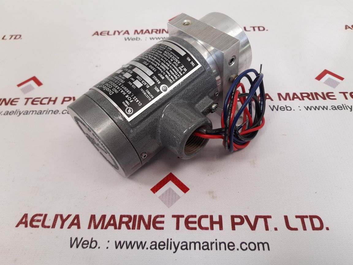 W.e. anderson h3a-3sl differential pressure switch