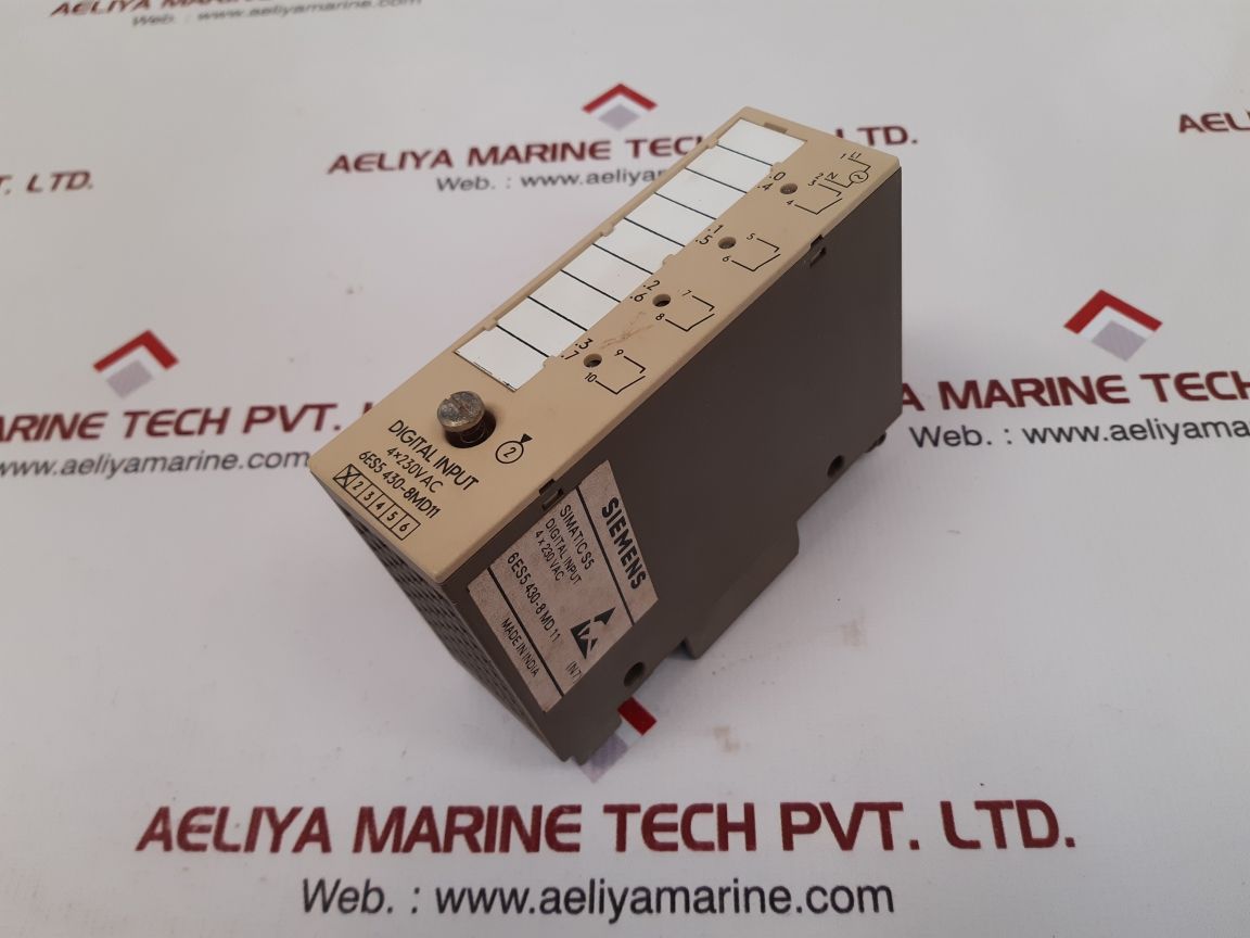Siemens 6es5 430-8md11 digital input module 6es54308md11