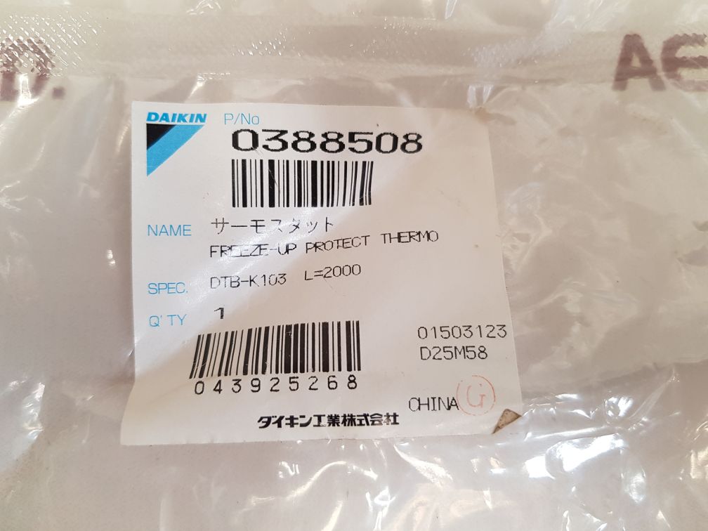 Foshan tongbao wpf7u-189-020t freeze-up protect thermostat