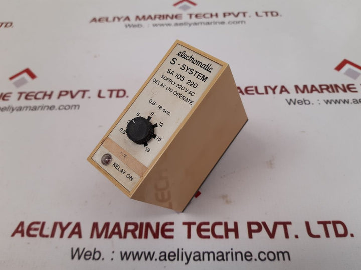 Electromatic s-system sa 105 220 delay on operate