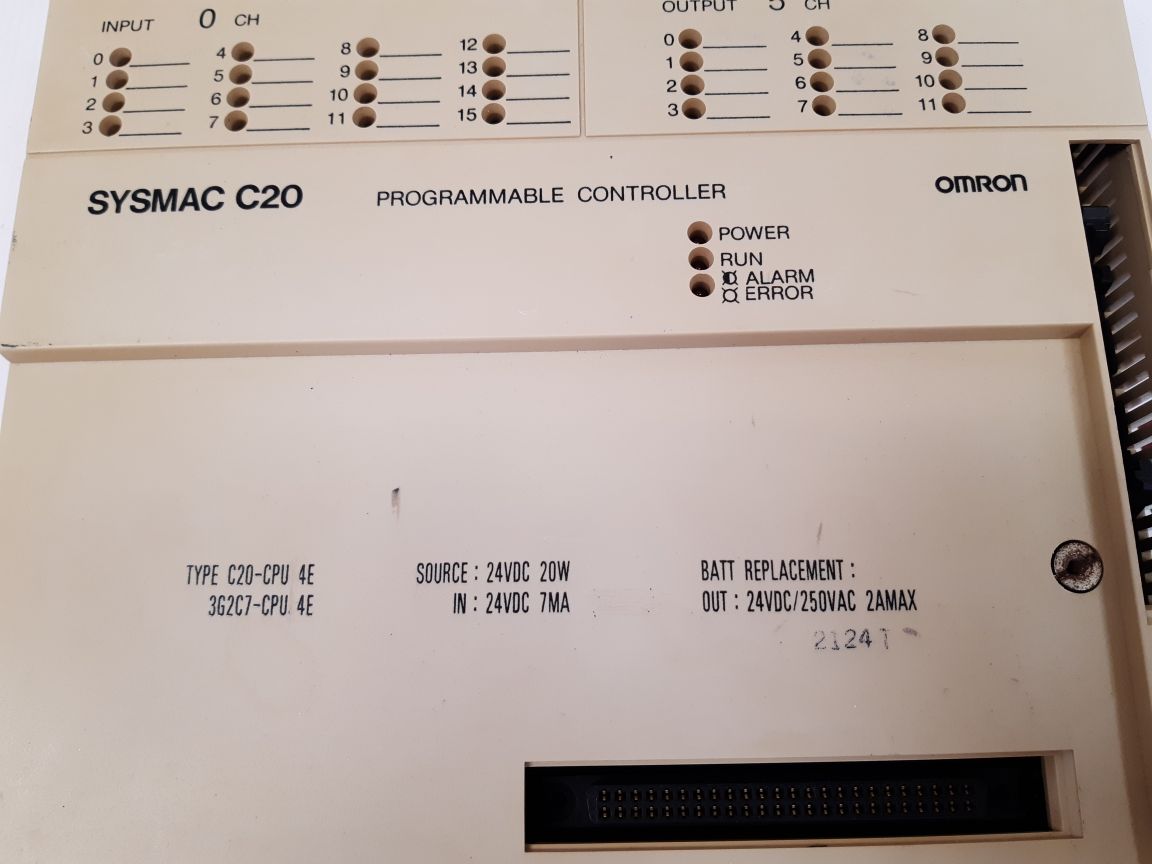 Omron tateisi c20-cpu 4e 3g2c7-cpu 4e programmable controller
