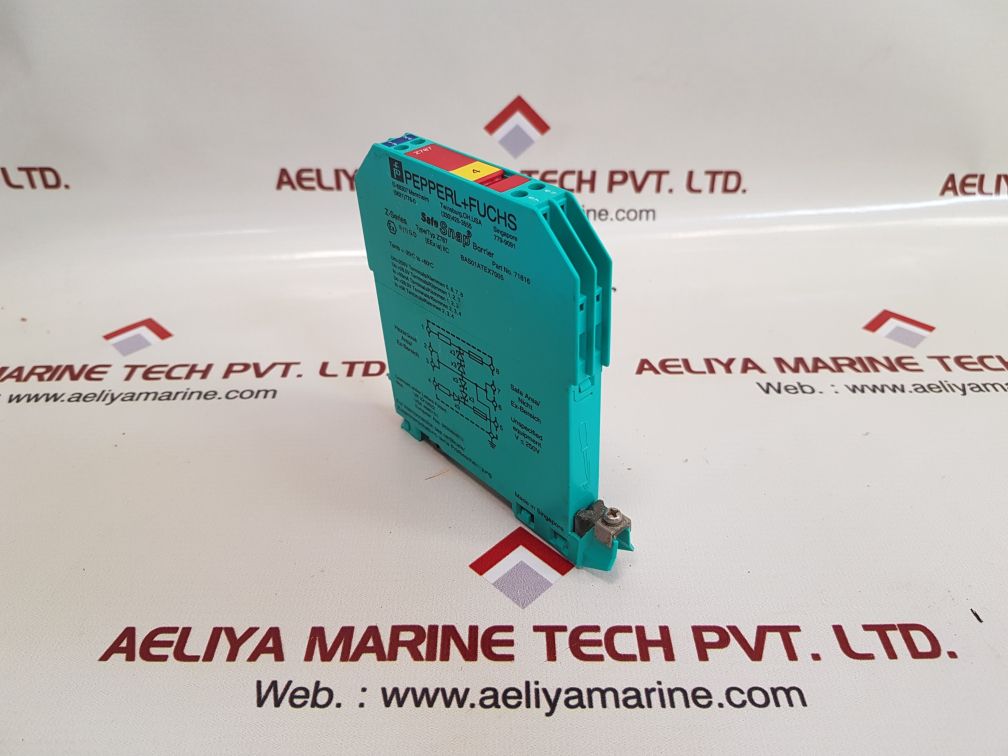Pepperl+fuchs z787 safe snap barrier 71816 Used