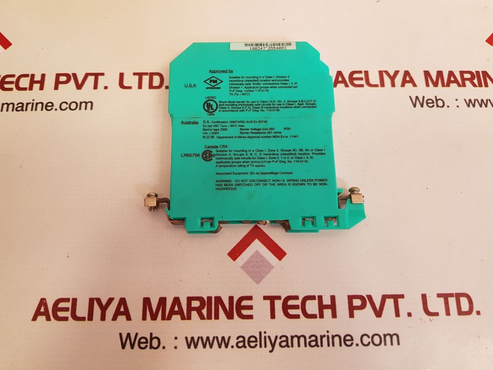 Pepperl+fuchs z928 zener barrier 71857