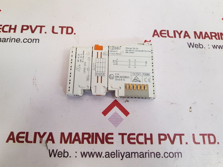 Wago 750-513 relay output module Used 