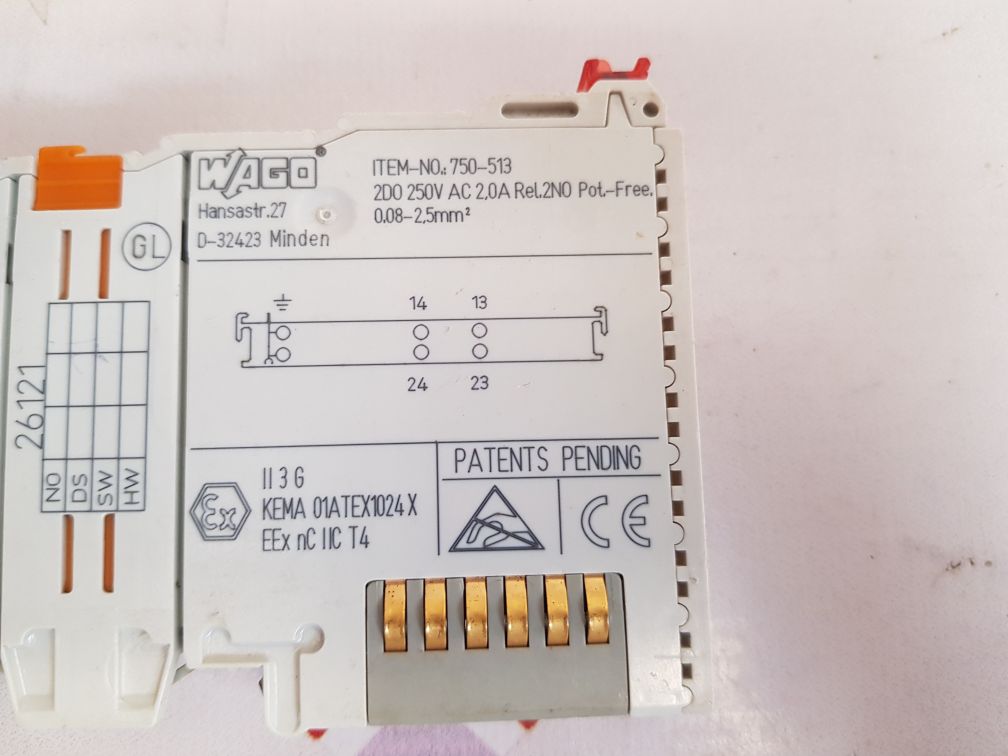 Wago 750-513 relay output module Used 