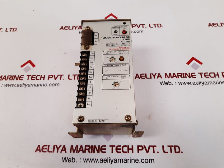 Aut-1c under-voltage trip