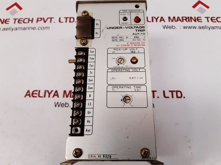 Aut-1c under-voltage trip