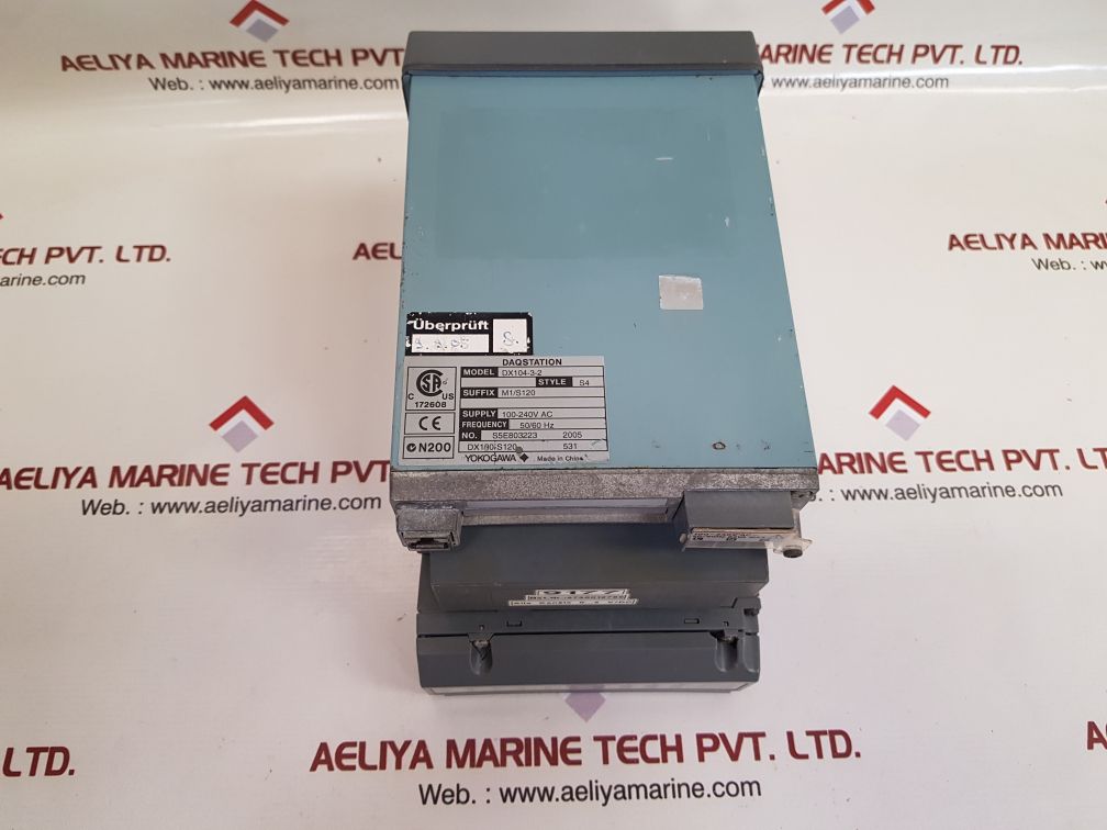 Yokogawa dx104-3-2 chart recorder style s4
