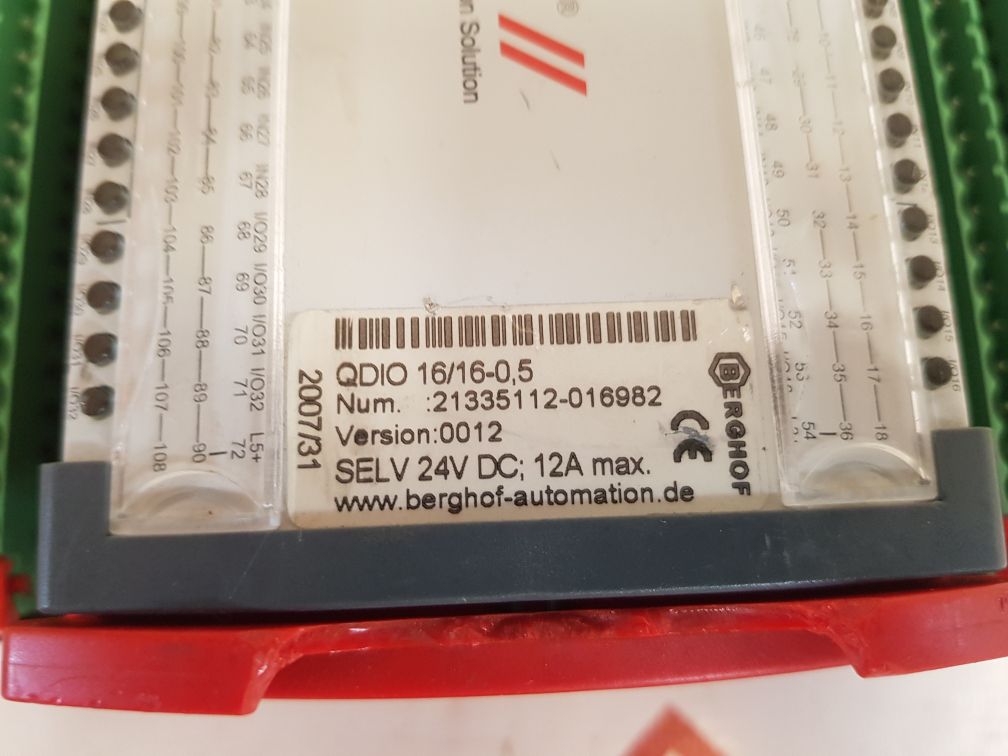 Berghof qdio 16/16-0.5 version 0012 digital extension module