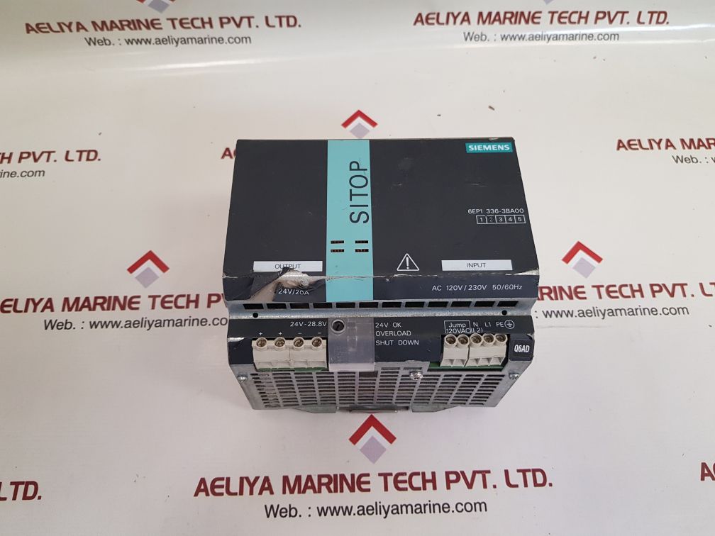 Siemens 6ep1 336-3ba00 sitop power supply 