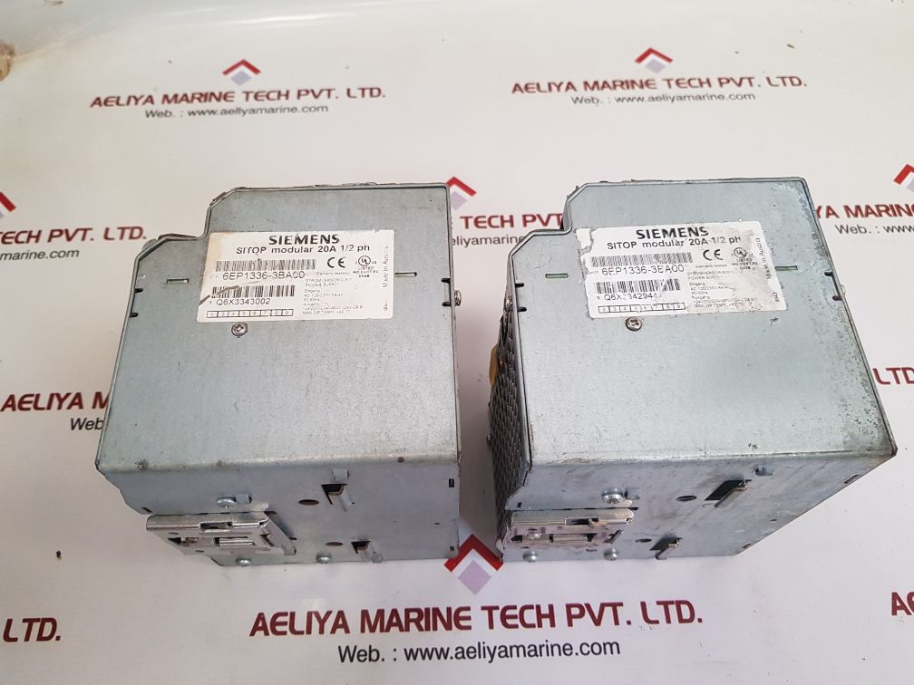 Siemens 6ep1 336-3ba00 sitop power modular 20a ½ ph