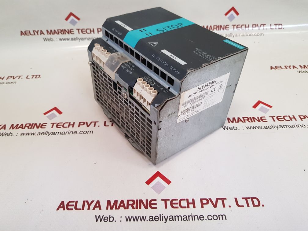 Siemens 6ep1 336-3ba00 sitop power modular 20a ½ ph