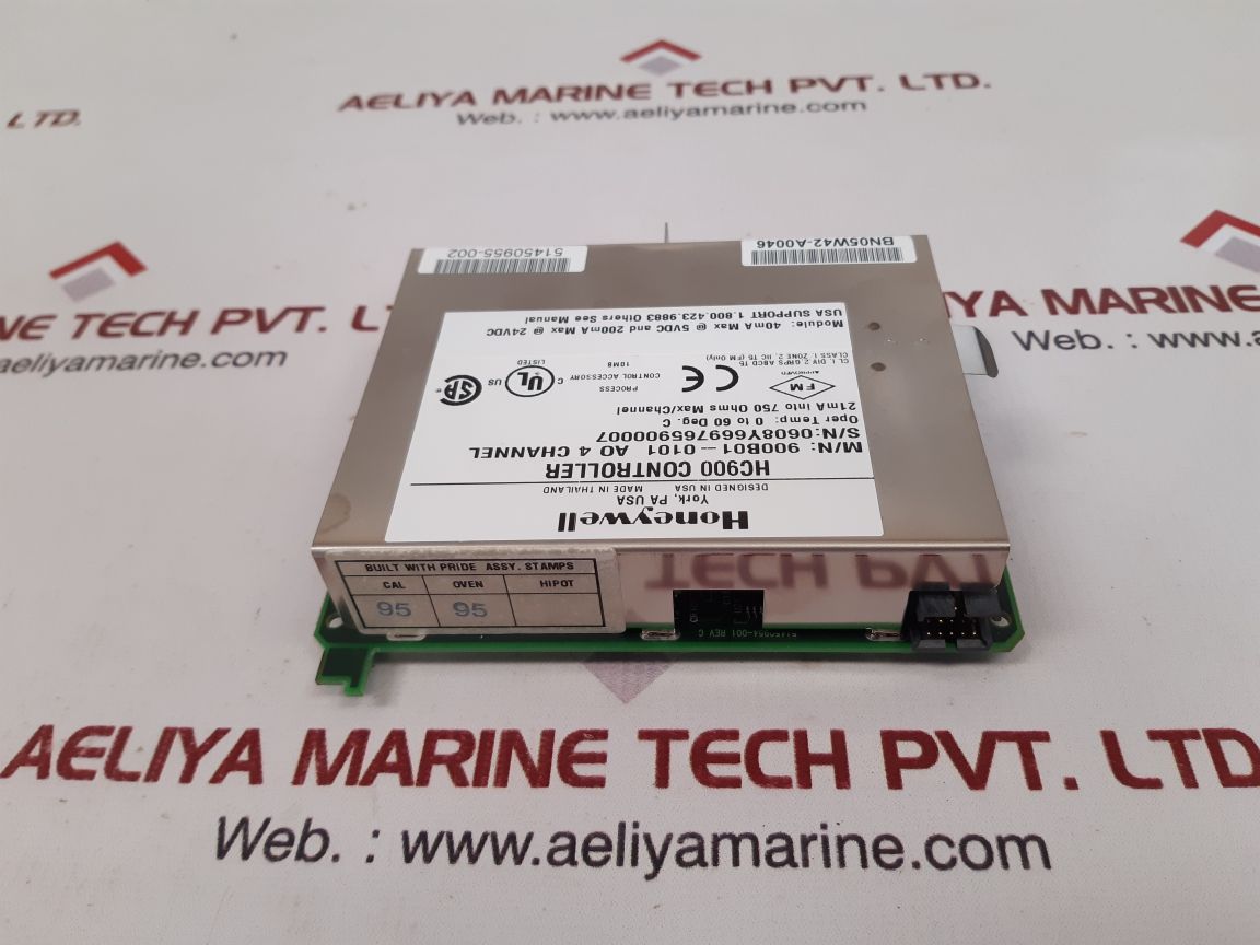 Honeywell 900b01-0101 4 point analog output module