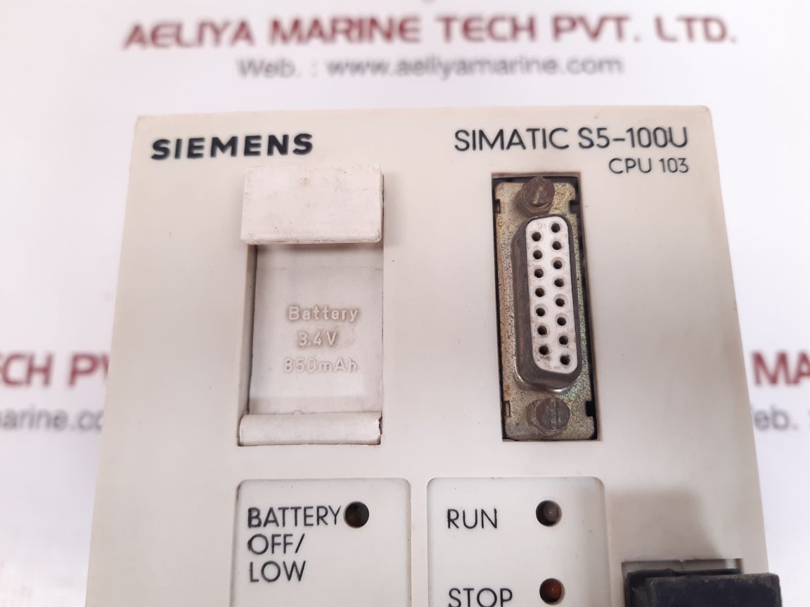 Siemens 6Es5 103-8Ma03 Central Processing Unit Used