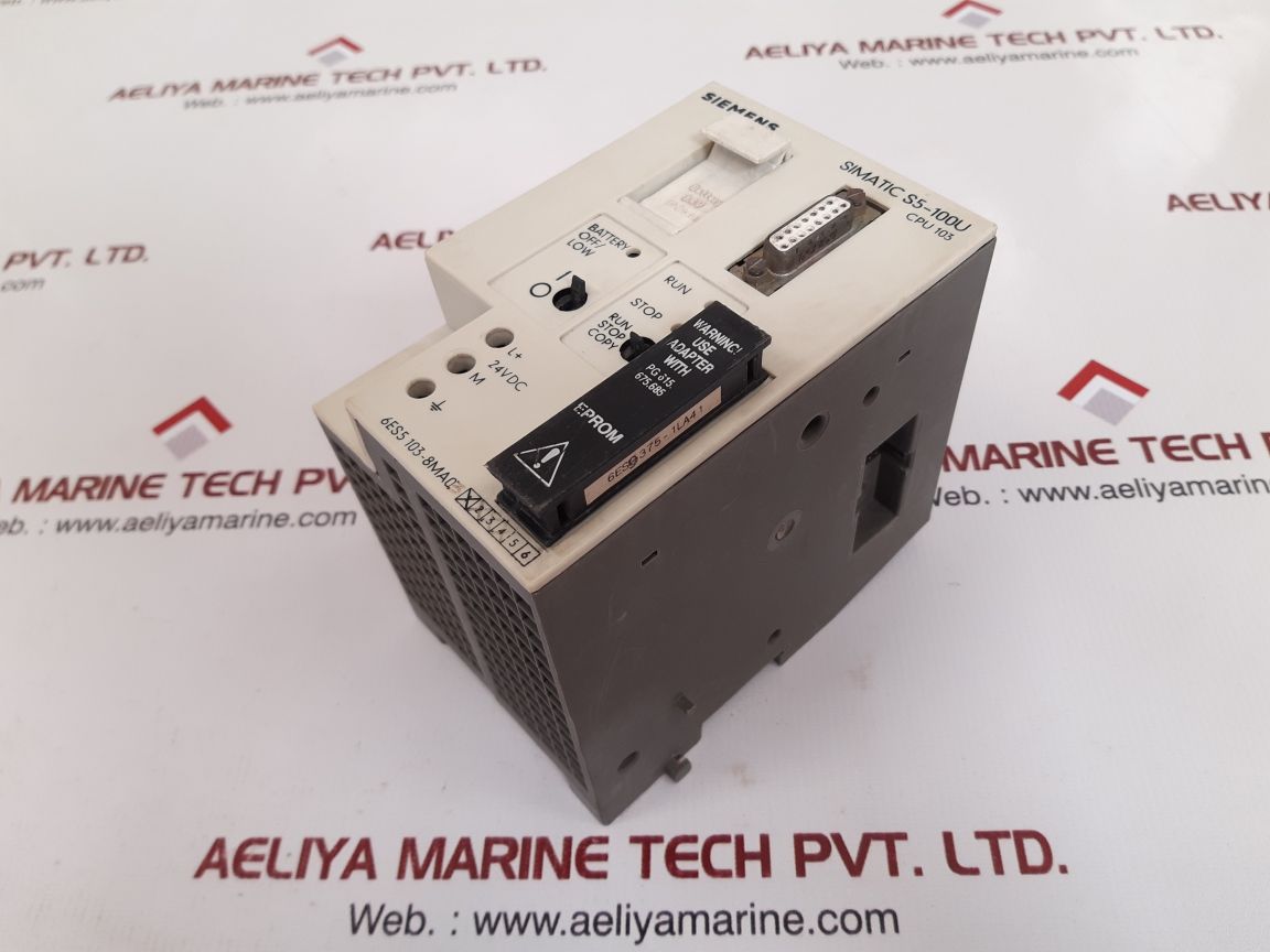 Siemens 6Es5 103-8Ma03 Central Processing Unit Used