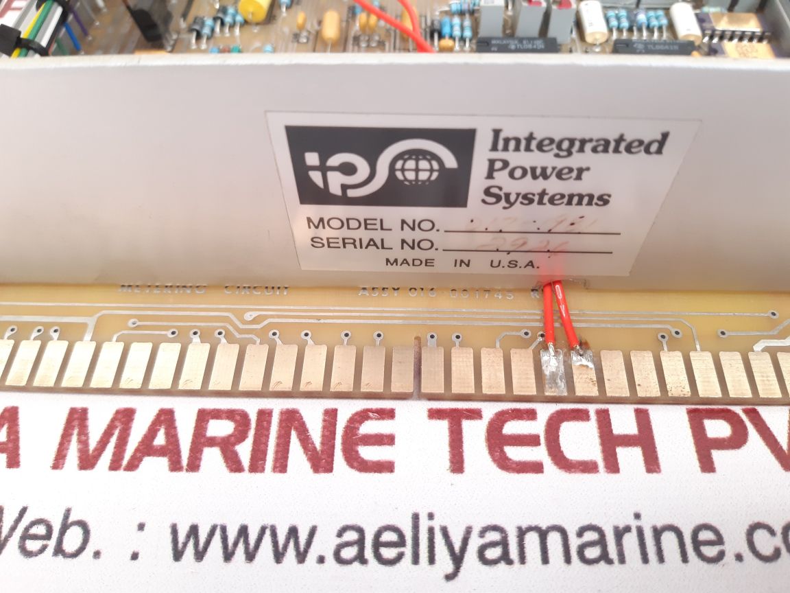 Integrated power systems 1981 metering module 10055656-001