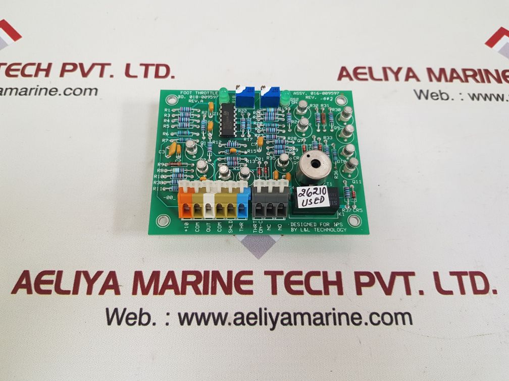 Ips l&l technology 016-009597 pcb card 018-009597