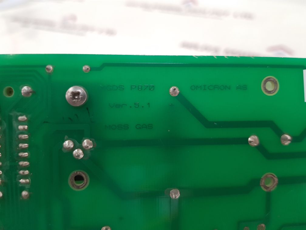 Moss mgds 870 gas detection system