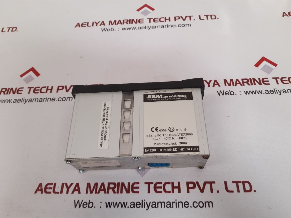 Beka associates ba326c combined indicator