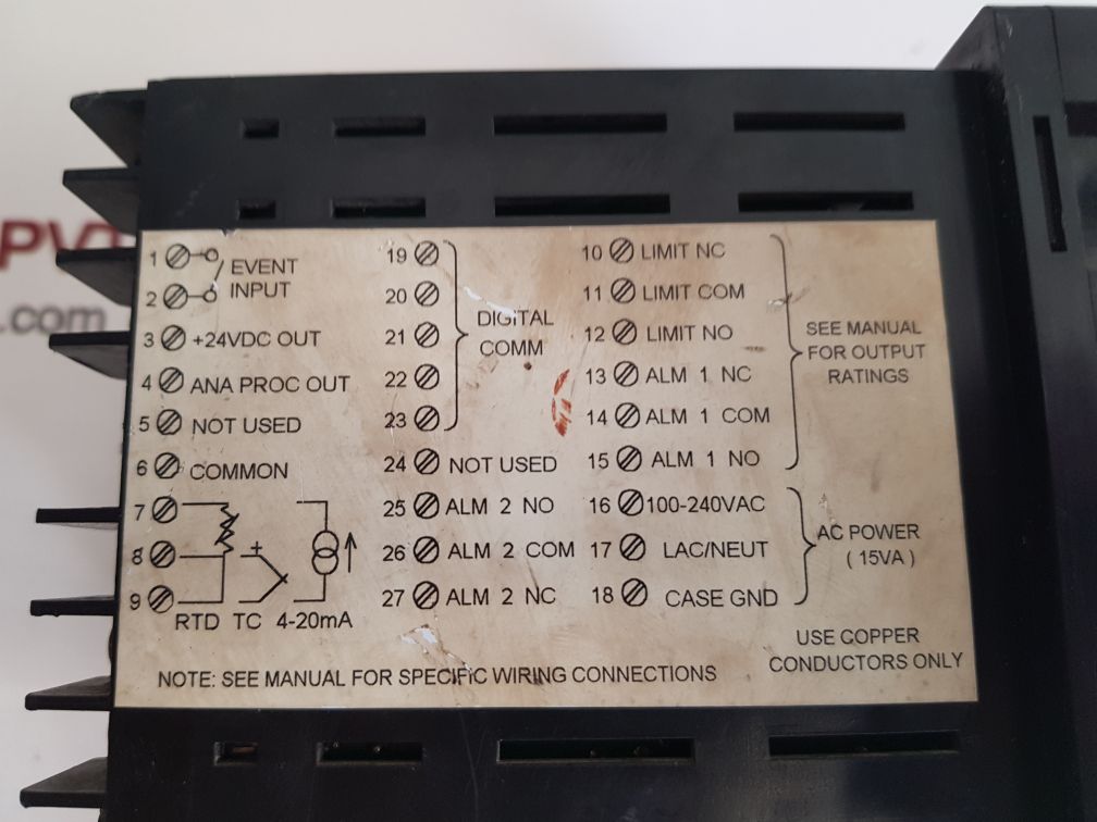 Chromalox 3101-11000 safety limit controller