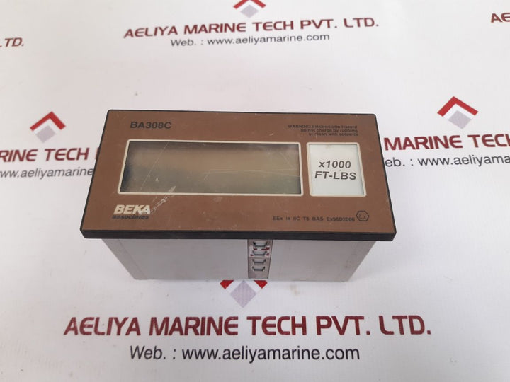 Beka associates ba308c 3 1/2 digit indicator display: 00.0 to 120.0