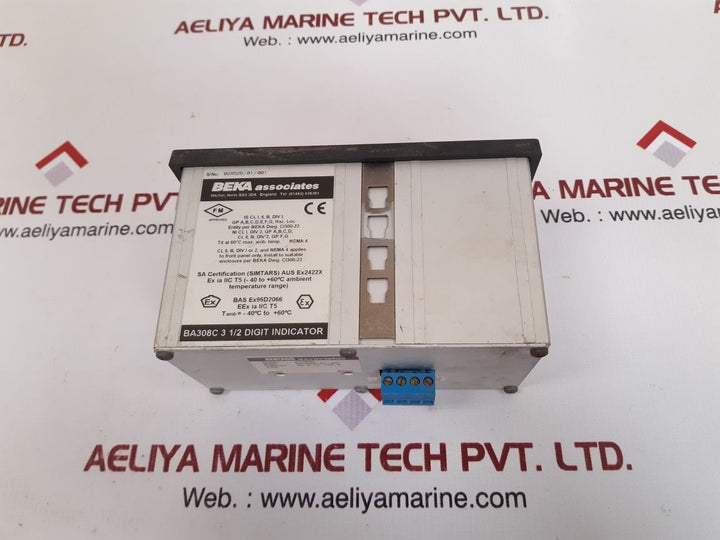Beka associates ba308c 3 1/2 digit indicator display: 00.0 to 120.0