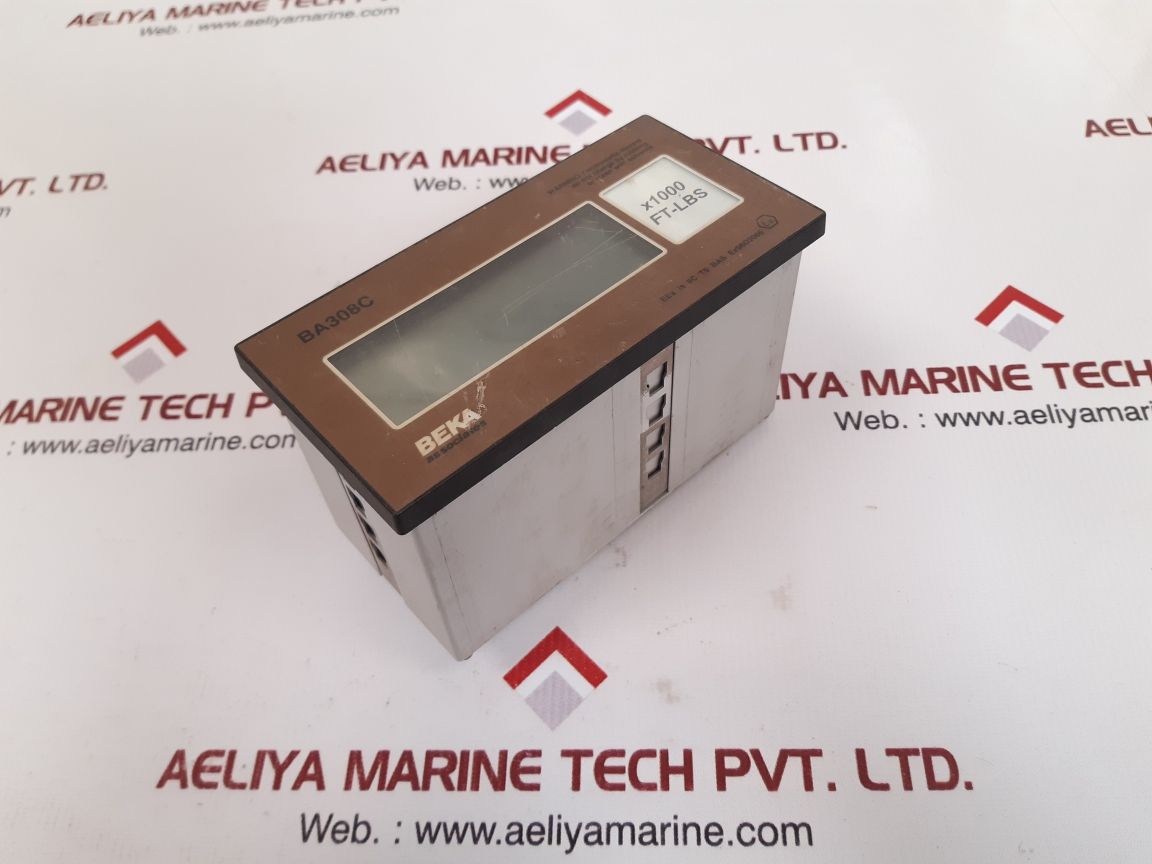 Beka associates ba308c 3 1/2 digit indicator display: 00.0 to 120.0