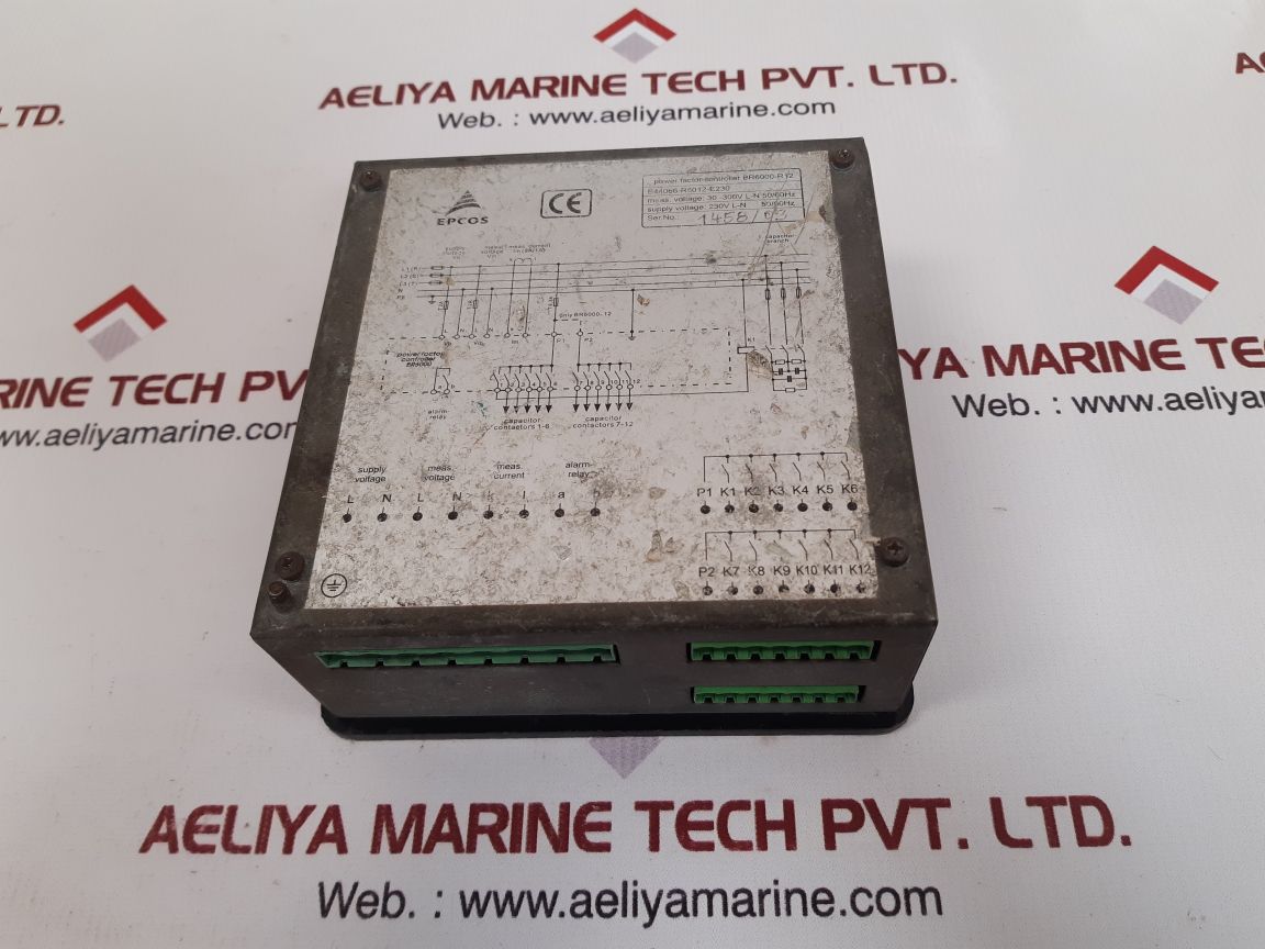 Epcos br6000-r12 power factor controller Used 