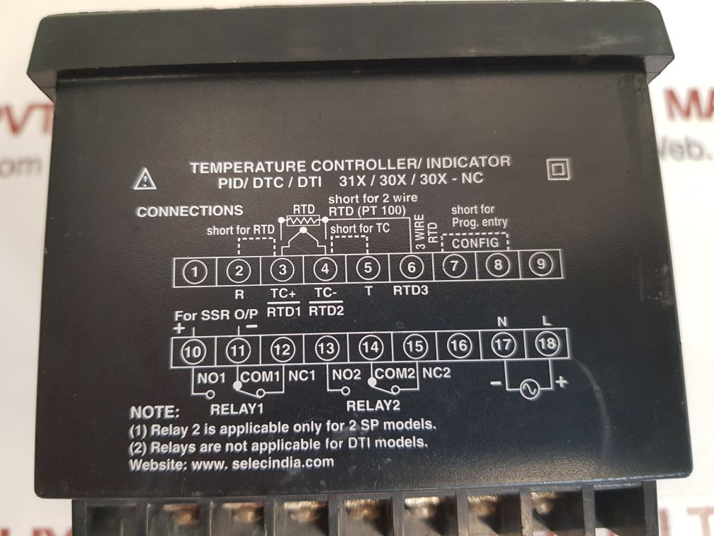 Selec dtc303 digit programmable economical temperature controller