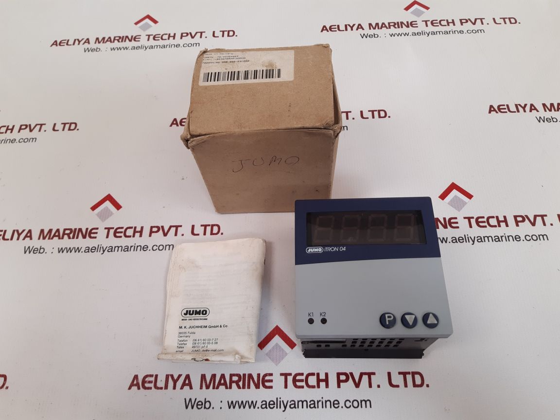Jumo itron 04 regulator controller 702044/88-888-888-23/000