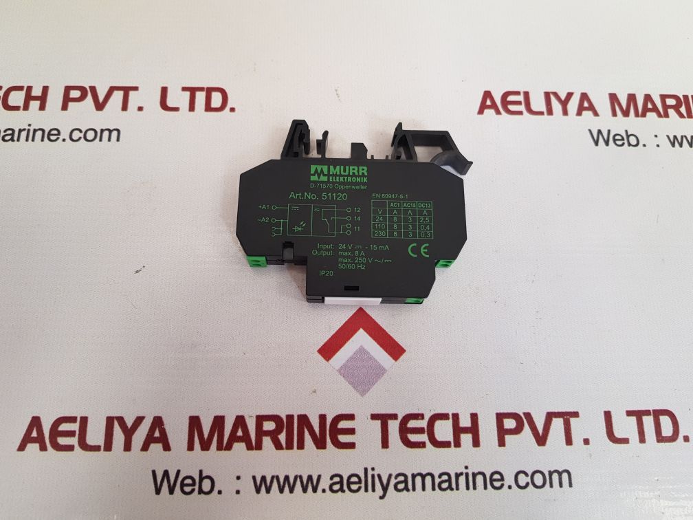Murr elektronik 51120 output relay 8a