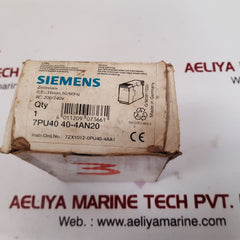 Siemens 7pu4040-4an20 delay timer 