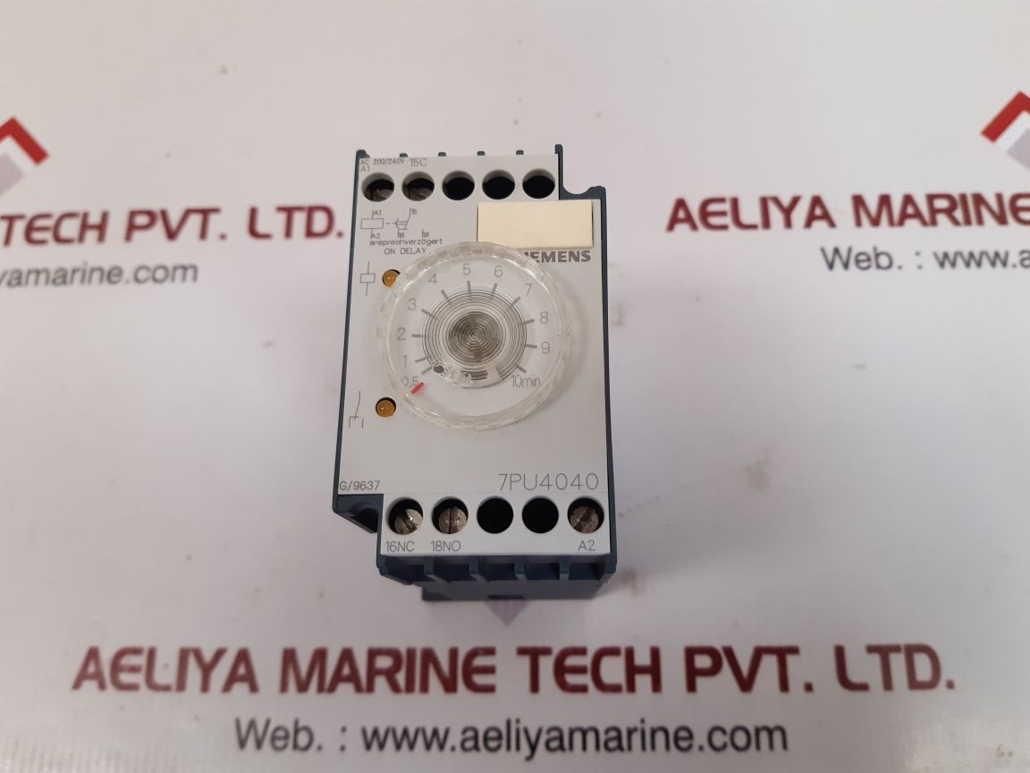 Siemens 7pu4040-4an20 delay timer 