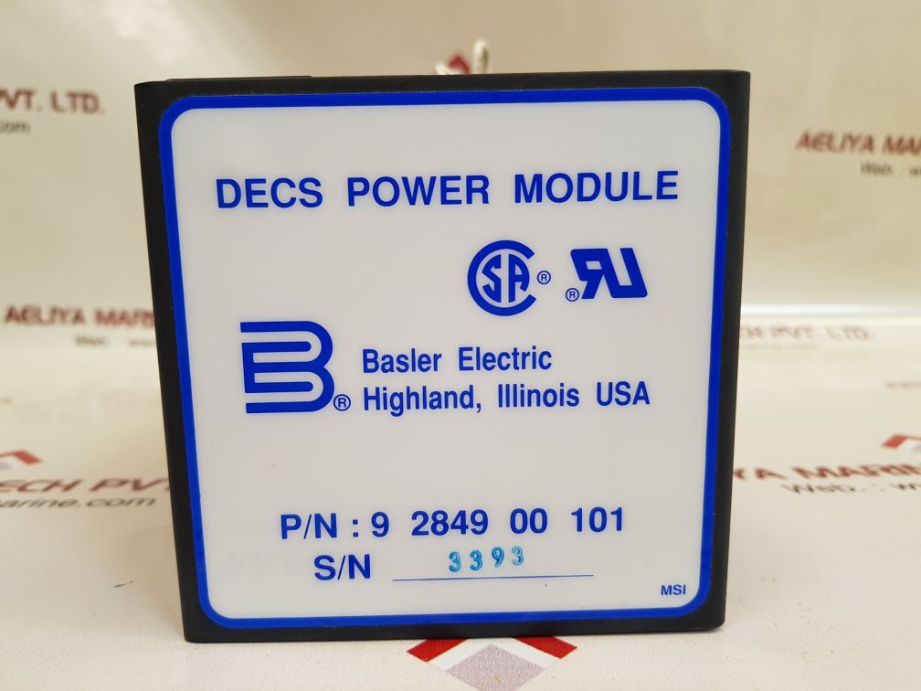 Basler electric 9 2849 00 101 decs power module