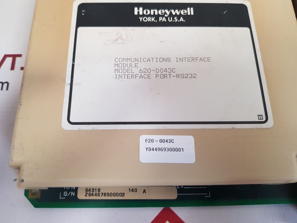 Honeywell 620-0043c communications interface module