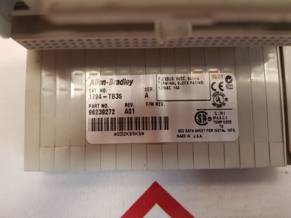Allen-bradley 1794-tb3s ser.a terminal base unit 96239272