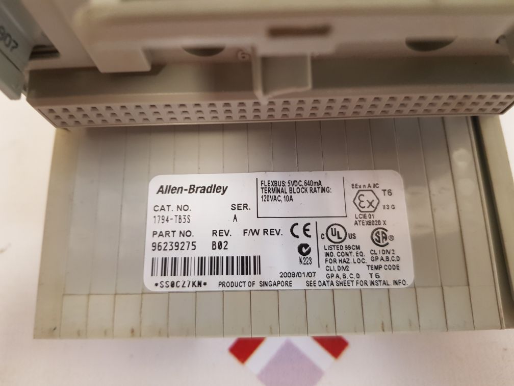 Allen-bradley 1794-tb3s ser.a terminal block 96239275