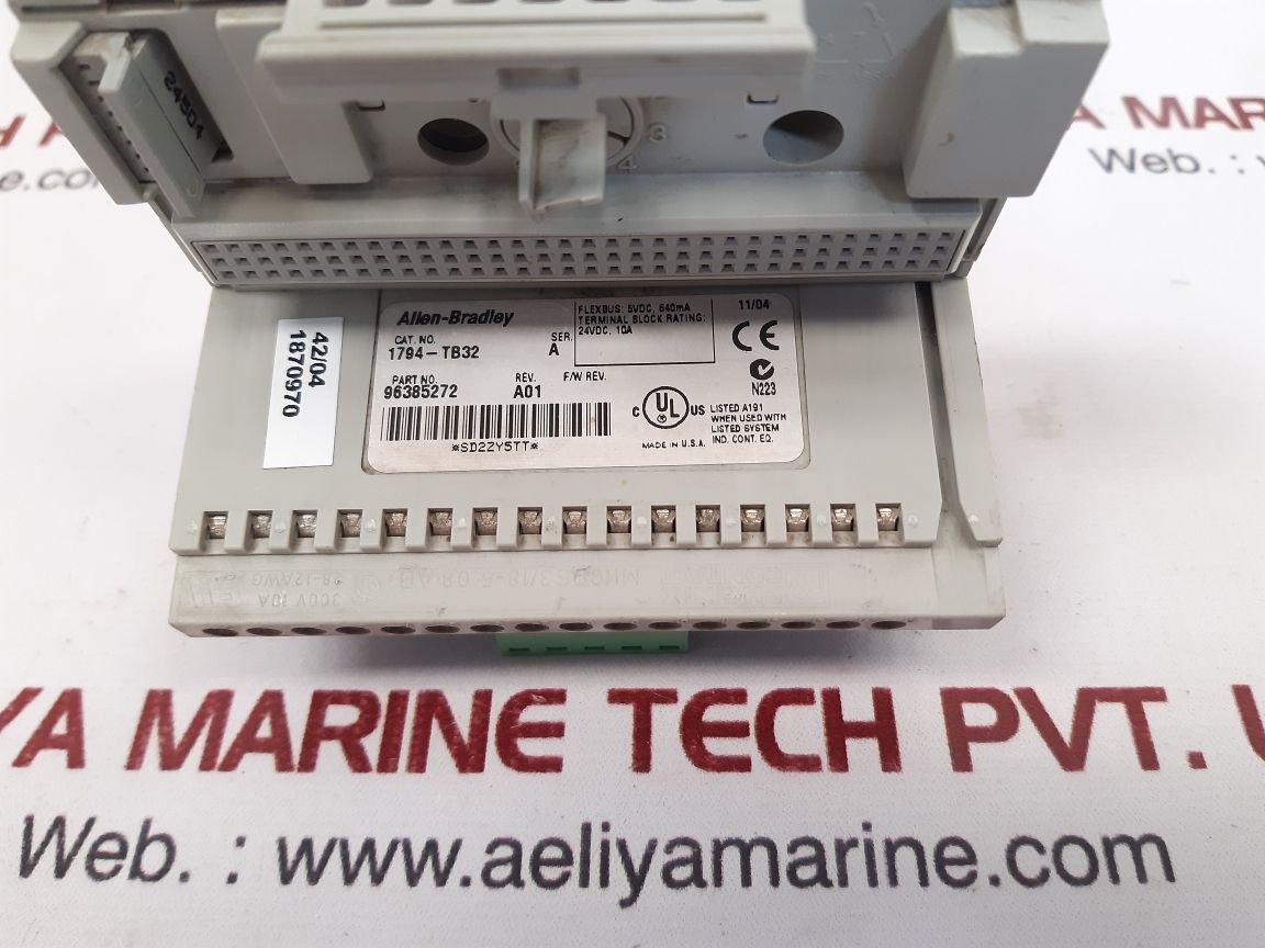 Allen-bradley 1794-tb32 terminal base ser.a 