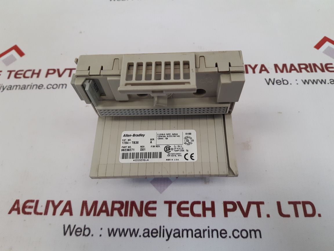 Allen-bradley 1794-tb3S Ser.A Terminal Base Unit 96239271 Rev. D01