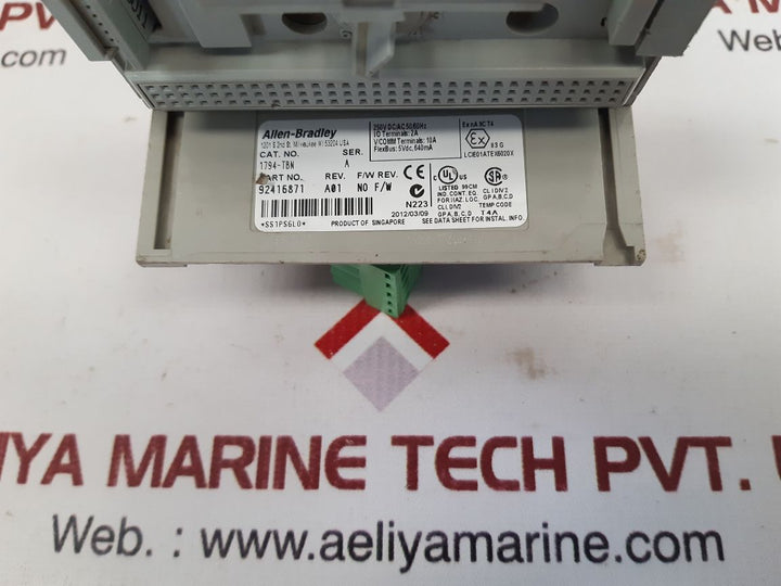 Allen-bradley 1794-tbn terminal base ser.a