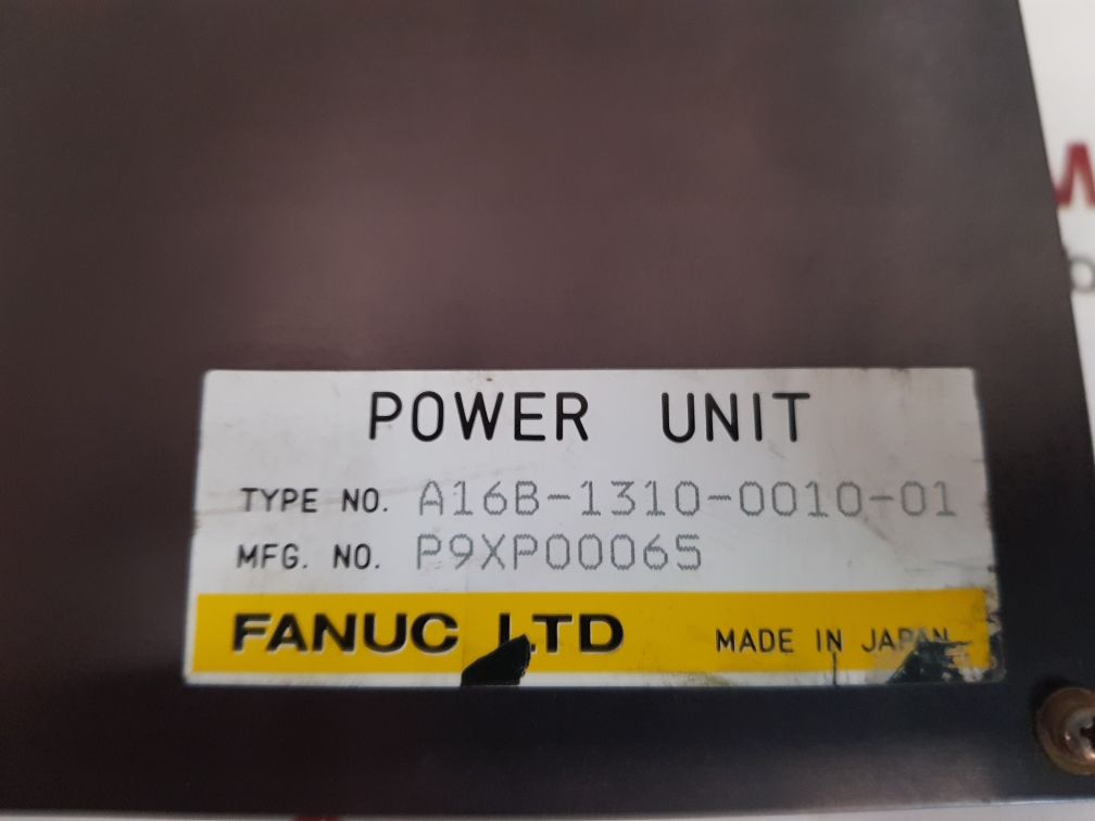 Fanuc a16b-1310-0010-0Z power supply unit