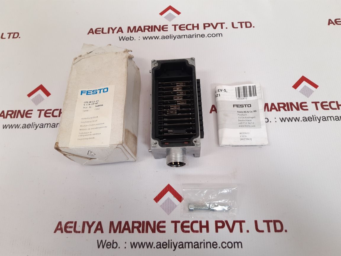 Festo cpx-m-ge-ev-s-7/8-cip-4p interlinking block New